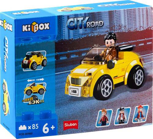 

Конструктор Kibox Машинка инерционная, в ассортименте