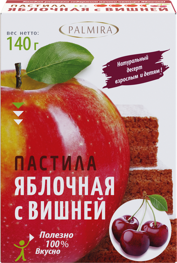 

Пастила Palmira Яблочная с вишней 140 г