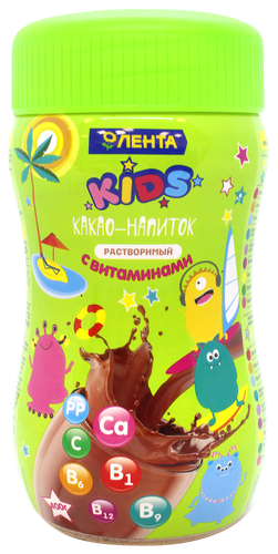 

Какао-напиток растворимый ЛЕНТА KIDS с витаминами