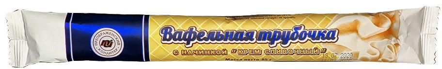 

Вафельная трубочка Преображенский Кондитер сливочный крем