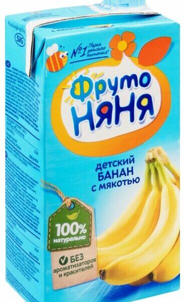 Нектар ФрутоНяня Банан с мякотью с 3 лет
