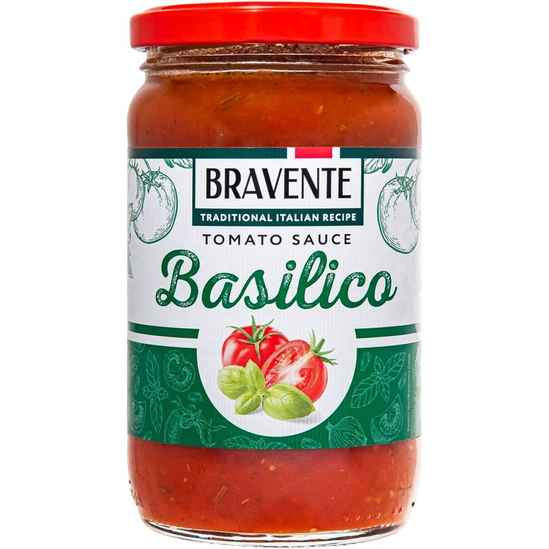

Соус Bravente Basilico томатный 360 г