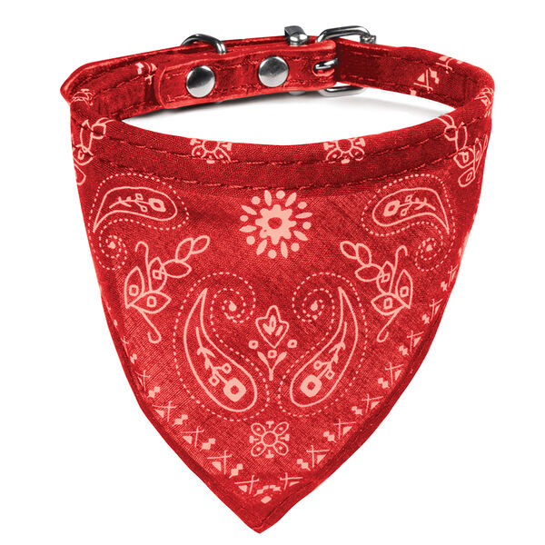 Triol ошейник из искусственной кожи Бандана XS, Красный