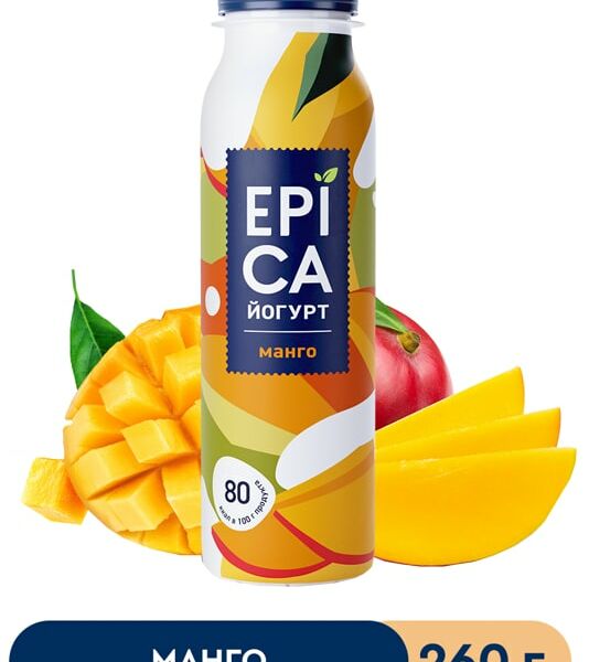 Йогурт  питьевой Epica Манго 2.5% 260г