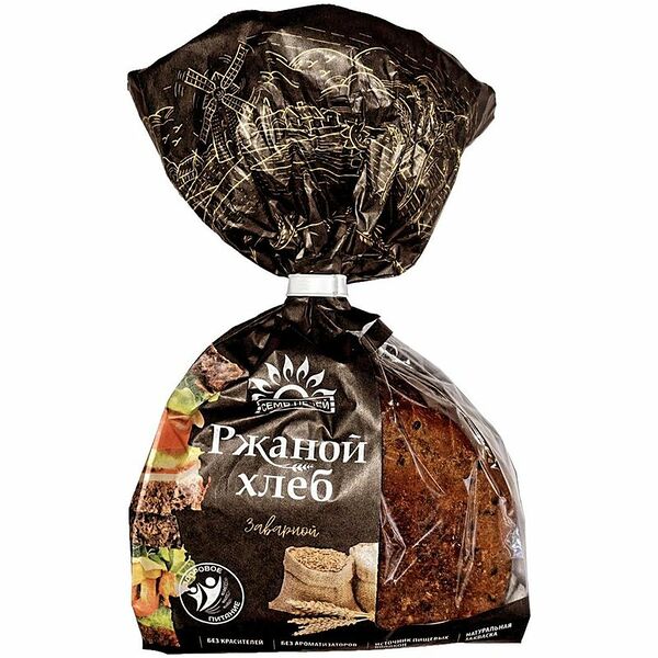 Хлеб Семь Печей Заварной ржаной нарезка, 300г