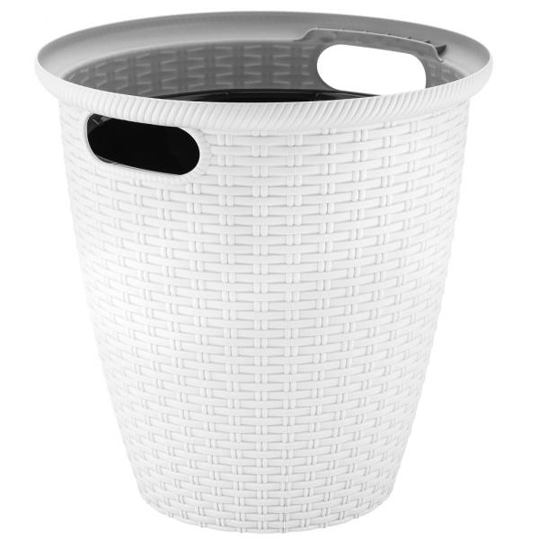 

Кашпо INGREEN Rattan D328мм 20л с внутрен.горшком 11л, Белоснежный жасмин