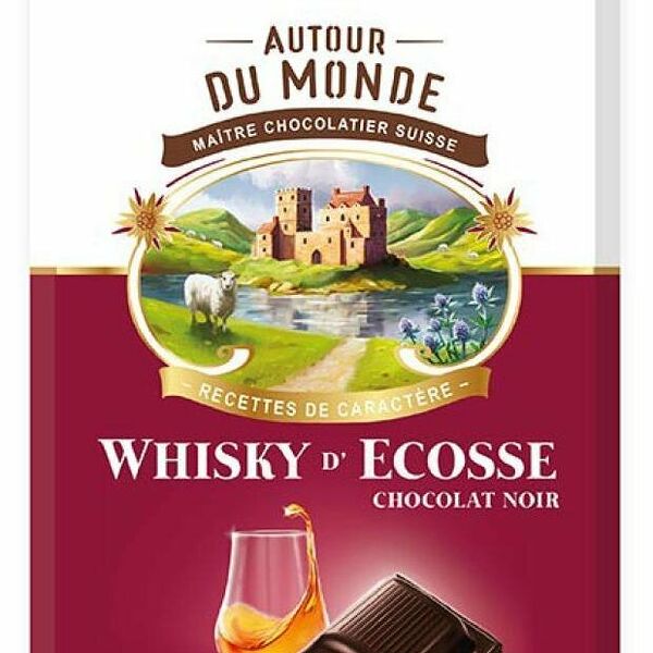 Шоколад Villars темный с шотландским виски