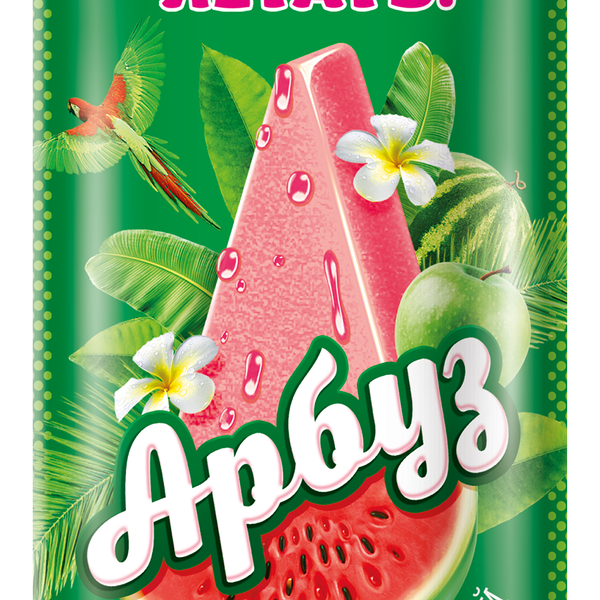 Фруктовый лед  Время летать арбуз и яблоко, 60 г