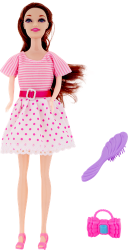 

Набор игровой BIGGA Кукла с аксессуарами, 3 предмета, в ассортименте, 1шт