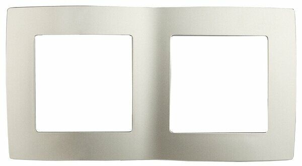 Рамка Эра 12 на 2 поста шампань