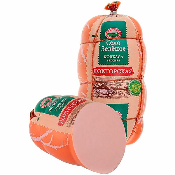 Колбаса Село Зелёное вареная докторская