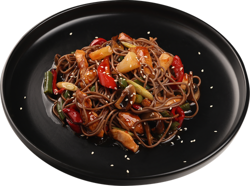 

Куриное филе в кисло-сладком соусе WOK c гречневой лапшой, 400 г