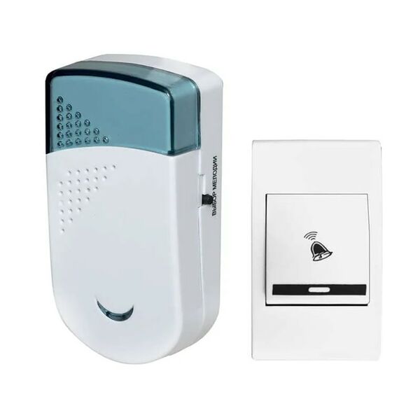 Звонок беспроводной Колибри КБ-01Б, 32 мелодии, 100 м, 2АААх1.5 В