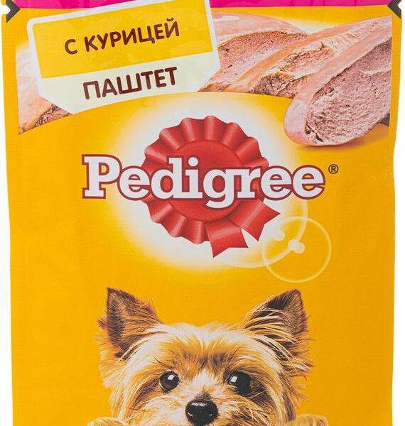 Корм Pedigree для взрослых собак миниатюрных пород паштет с курицей