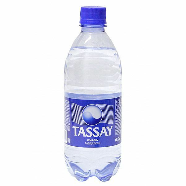 Вода минеральная Tassay газированная 0.5л ПЭТ Казахстан
