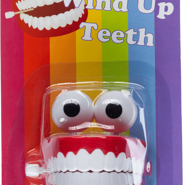 Игрушка заводная Зубы с глазами