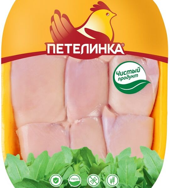 Мясо бедра Петелинка цыплят-бройлеров бескостное 750г