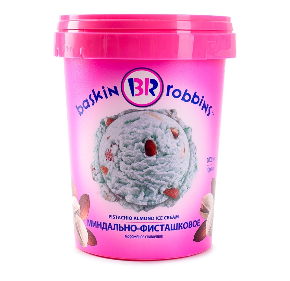 

Мороженое Baskin Robbins миндально-фисташковое 1 л