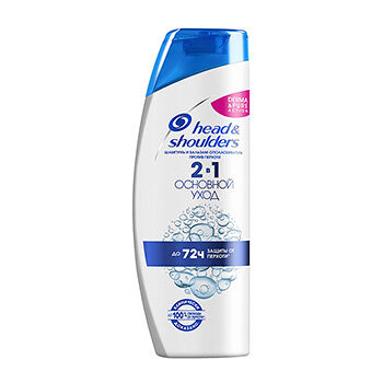 Шампунь и бальзам-ополаскиватель против перхоти 2 в 1 Head & Shoulders Основной уход, 400мл