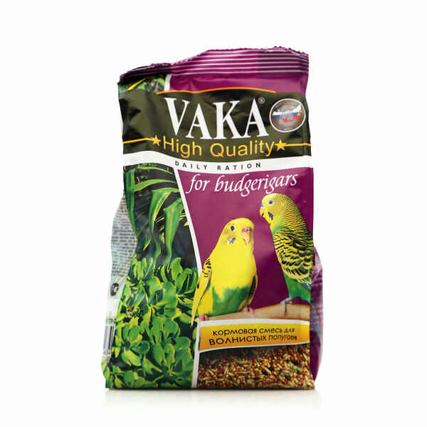 ВАКА High Quality корм для волнистых попугаев Злаковое ассорти