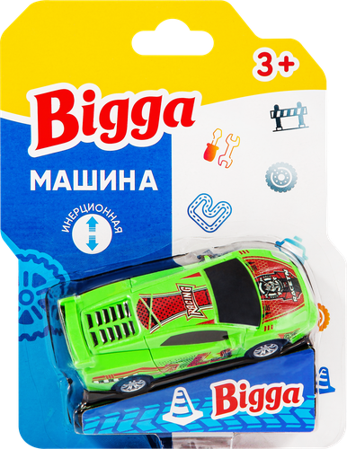 

Игрушка инерционная BIGGA Машинка 9,5см, Арт. LMEB6788-18, цвет в ассортименте