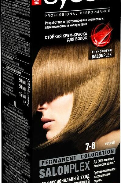 Крем-краска для волос Syoss оттенок 7-6 русый