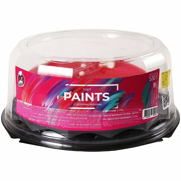 Торт Smak Paints с нотками малины 530г