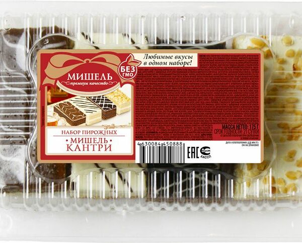 Набор пирожных Мишель Кантри 175 г