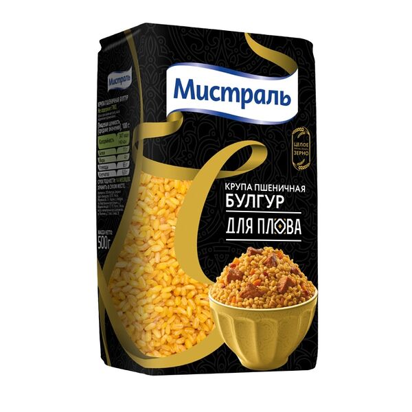 Булгур Мистраль для плова, 500г