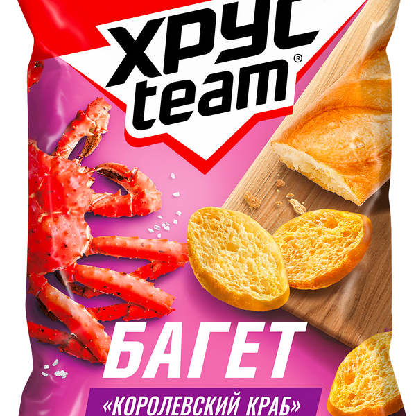 Сухарики Хрусteam Багет Краб 60г