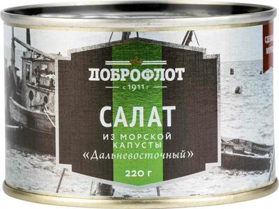 Салат Доброфлот Дальневосточный из морской капусты 220 г