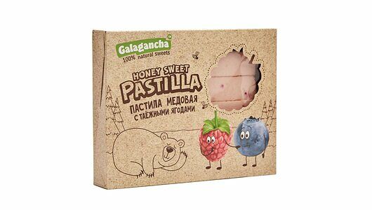 Пастила Galagancha медовая с таежными ягодами