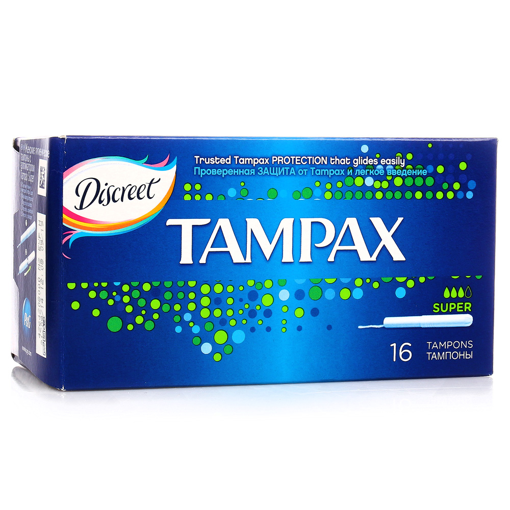 

Тампоны Tampax 16 шт super