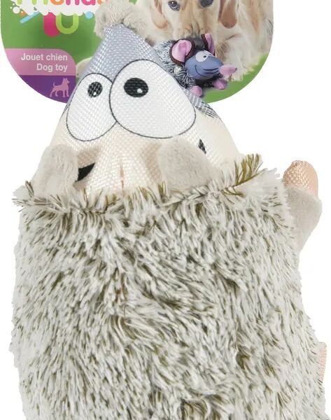 Игрушка плюшевая для собак Еж Гастон, 16х37х15 см