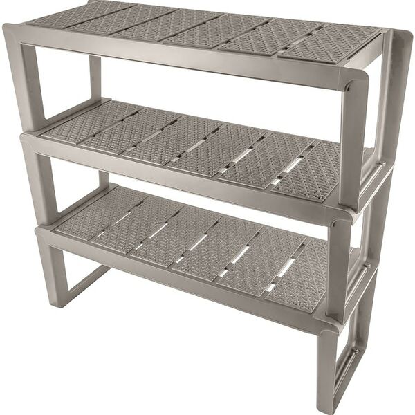 Этажерка для обуви IdiLand Wenge 3 полки 72*26.7*70см