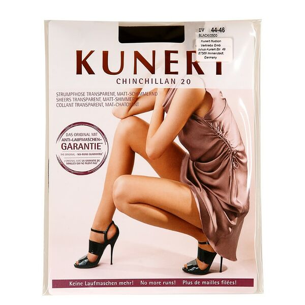 Колготки Kunert Chinchillan цвет черный 20 den, размер 4