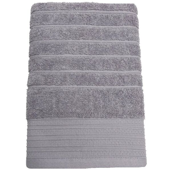 Полотенце махровое PiCassa Страйп, 50х90 см, хлопок, серо-опаловый