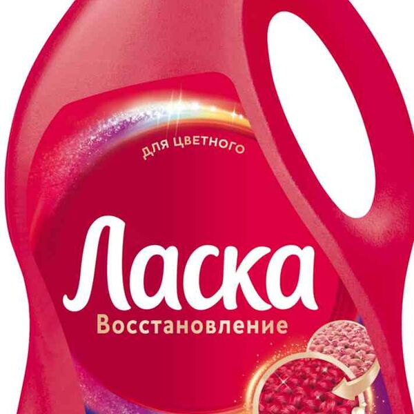 Гель для стирки цветных вещей Ласка Эффект восстановления 3л