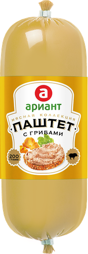 Паштет АРИАНТ Мясная коллекция с грибами, 200г