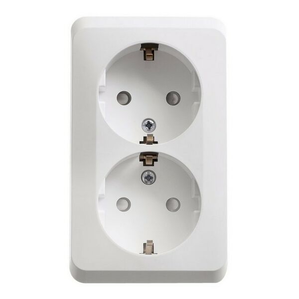 Розетка двойная РА16-008b Этюд Schneider Electric