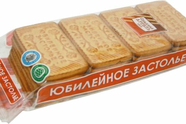 Печенье Сладкая Артель Юбилейное застолье сахарное 390г