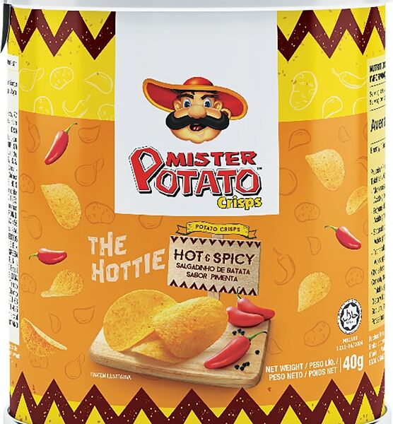 Чипсы Mr.Potato острые пряные 40г