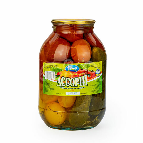 Ассорти овощное Памир 2000гр ст/б