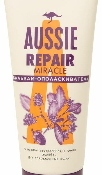 Бальзам-ополаскиватель Aussie Repair Miracle с маслом австралийских семян жожоба для волос
