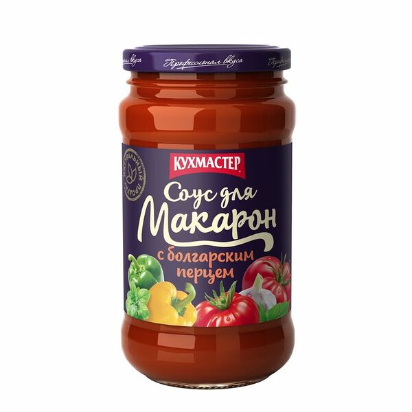 Соус Кухмастер для макарон с болгарским перцем, 400г