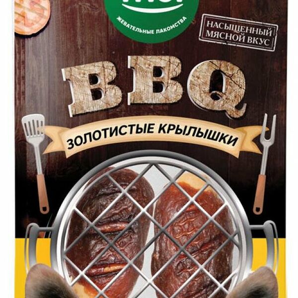 Лакомство для собак Triol золотистые крылышки BBQ 100 г