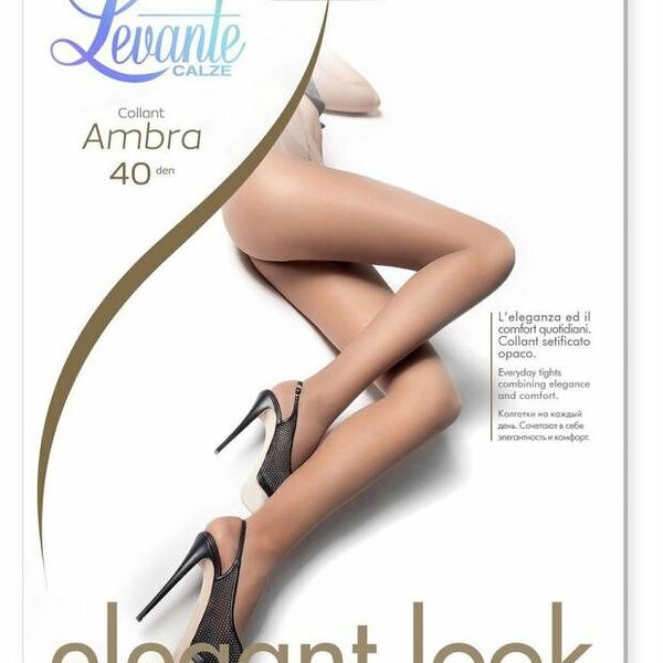 Колготки женские Levante Ambra 40 nero, р. 2