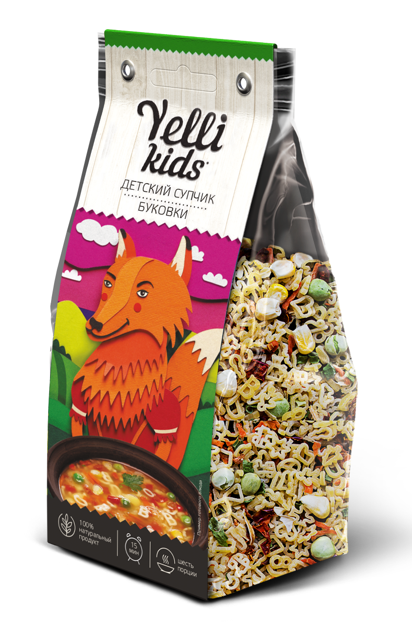 

Смесь Yelli kids Детский супчик Буковки, 80 г