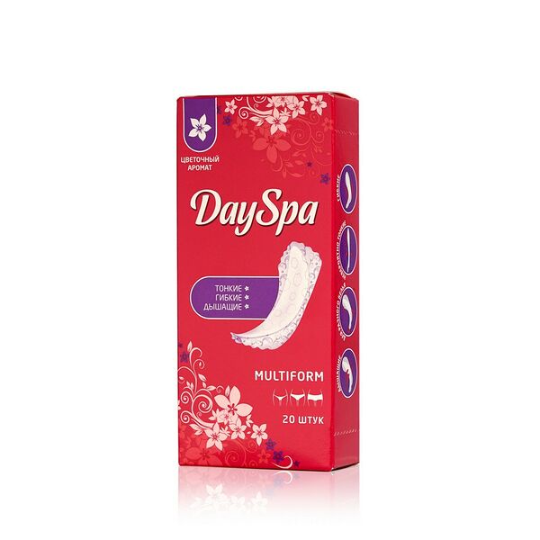 Ежедневные прокладки Day Spa мультиформ 