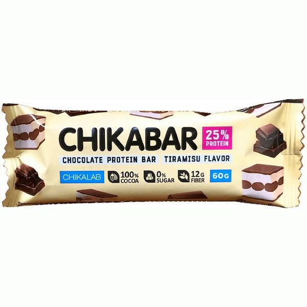 Chikalab Батончик глазированный вкус тирамису 60 г